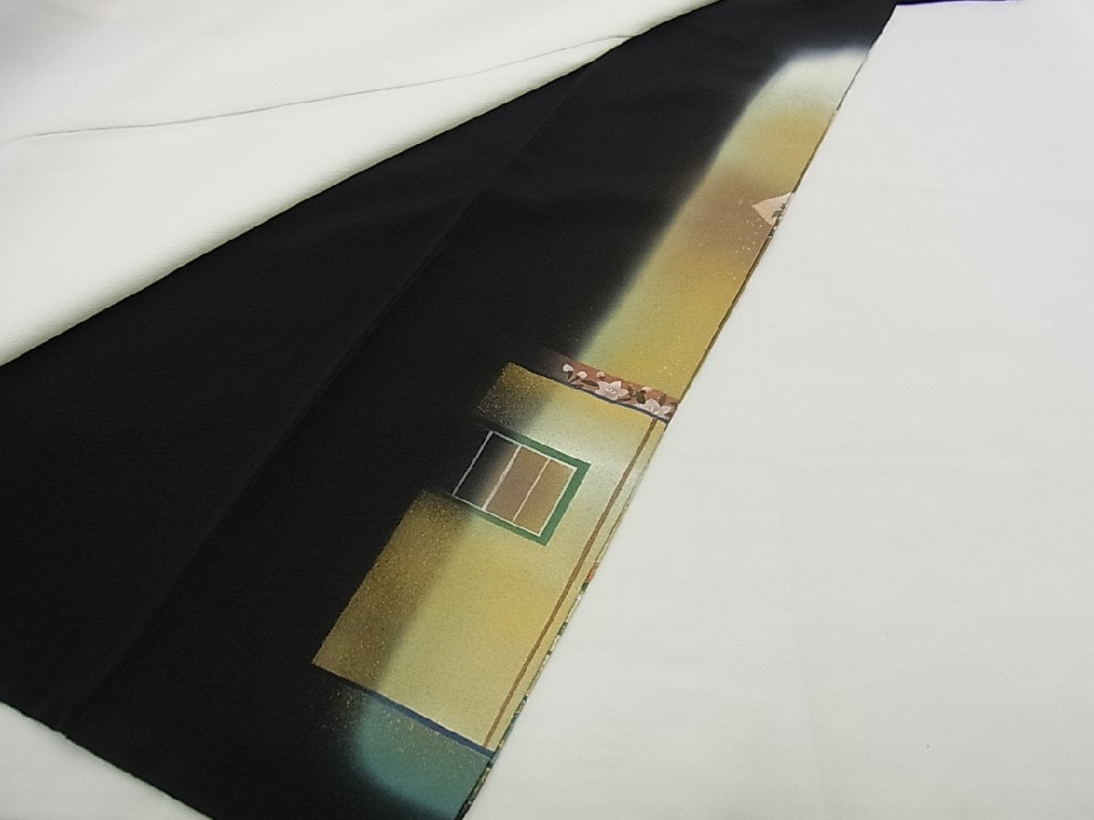 Kimono negro kurotomesode