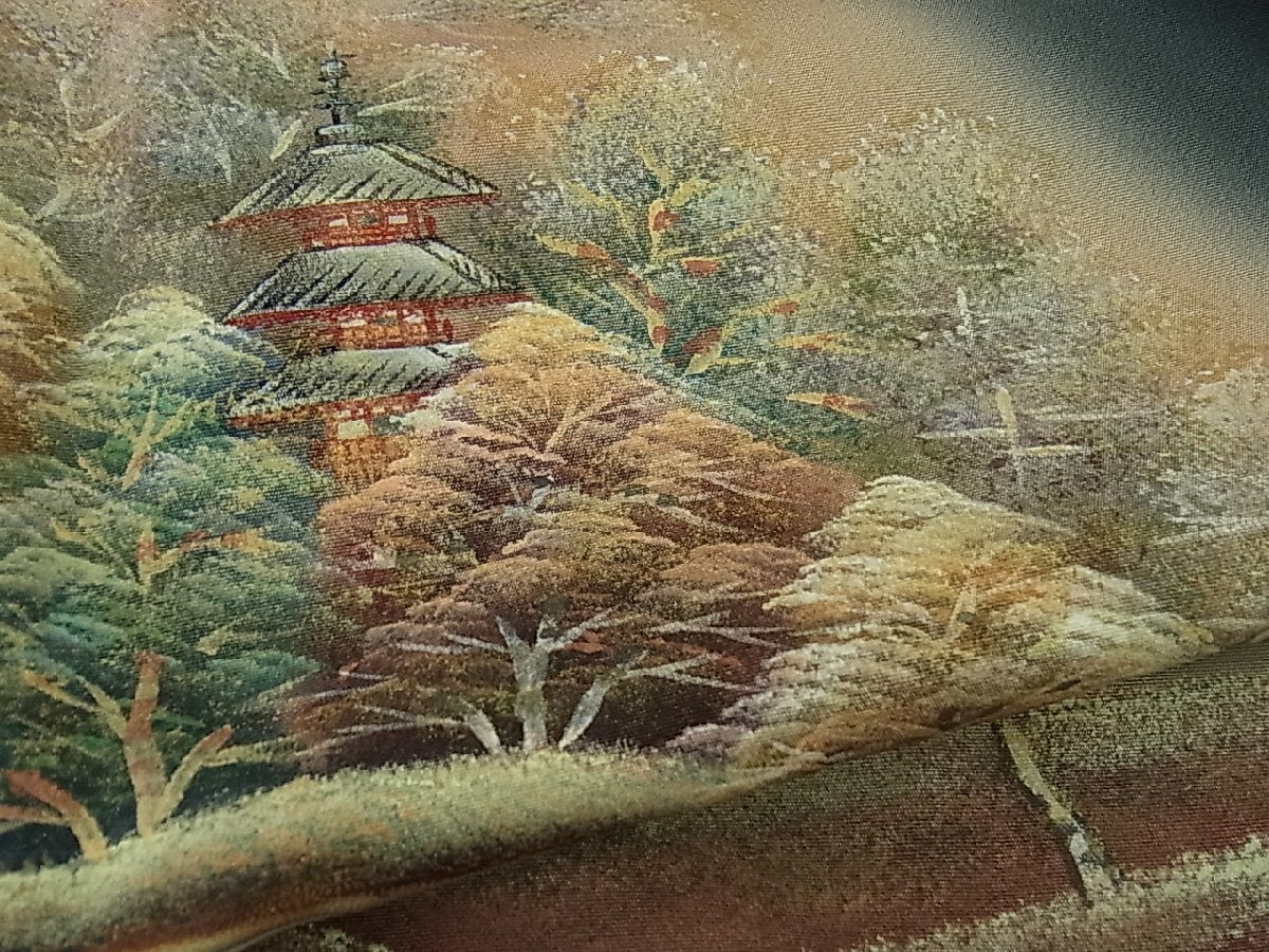 Kimono negro krotomesode