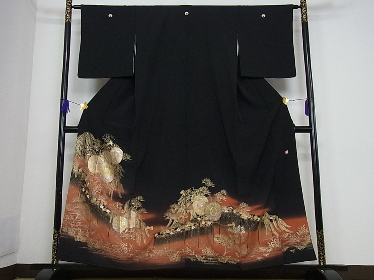 Kimono negro kuretomesode