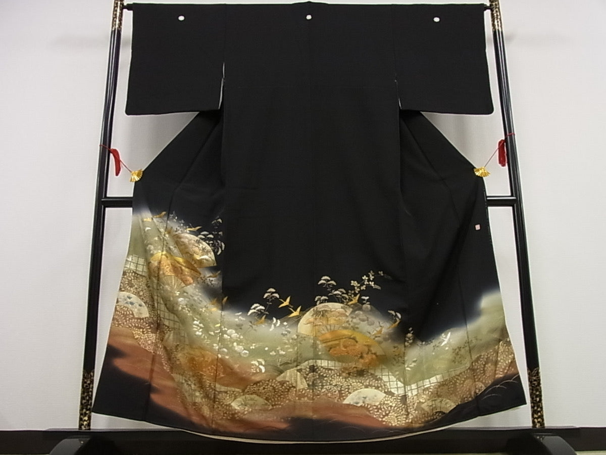 Kimono negro kuretomesode