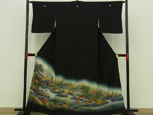 Kimono negro kurotomesode