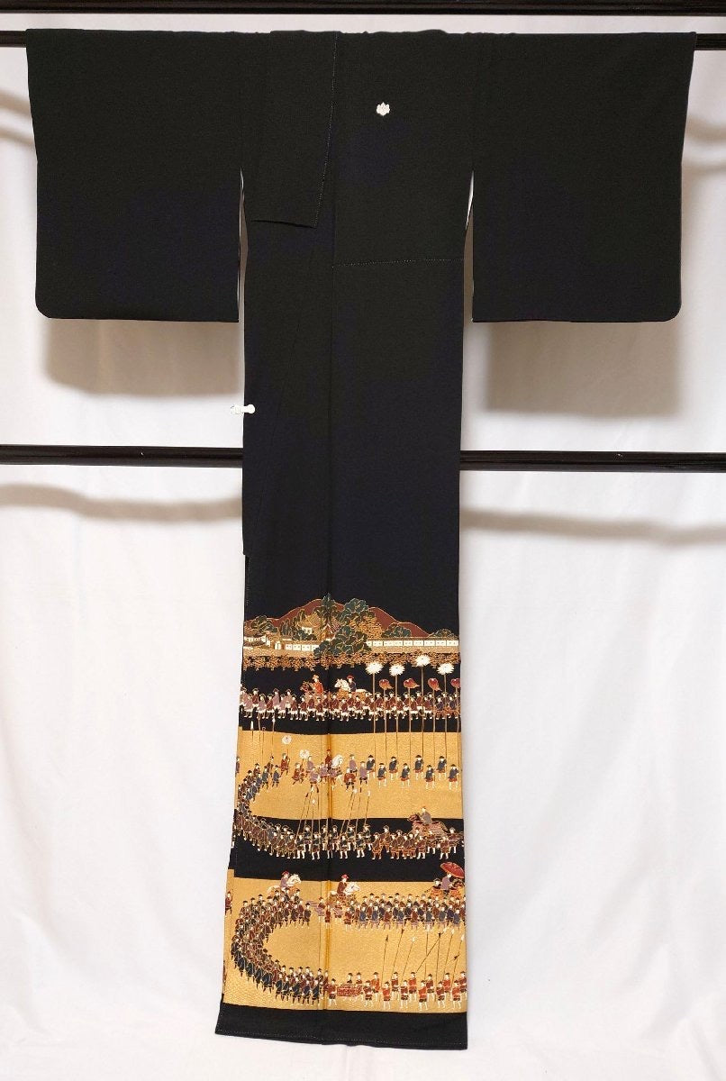 Kimono negro kuretomesode